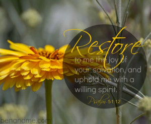 Restore: My word and Word for 2014 #oneword #word2014