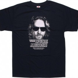 big lebowski the dude abides official t shirt big lebowski dude abides ...