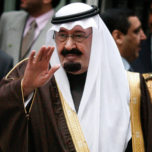 ... mark of respect to King Abdullah of Saudi Arabia who died on Friday