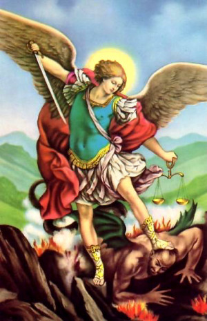 Lucifer And Michael Bible He created the angel lucifer