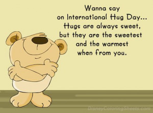 Hug Day… Hugs Are Always Sweet, But They Are The Sweetest ...