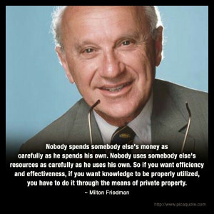 Milton Friedman & private property