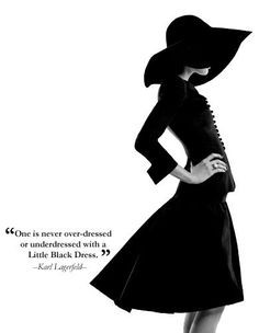 ... little black dress quotes chanel hats quotes black dresses little