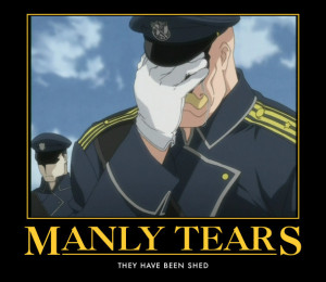 manly tears