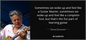 Tommy Emmanuel Quotes