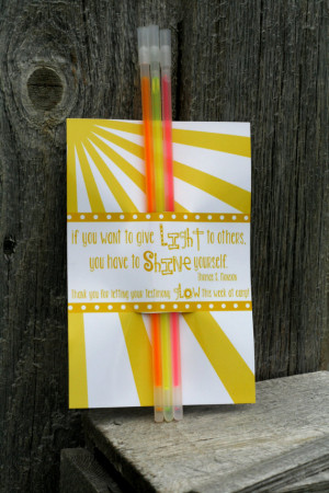 Girls camp handouts - Testimony quote INSTANT download / Young Women ...