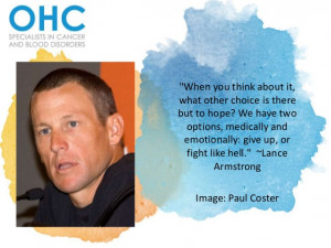 OHC - Lance Armstrong Quote