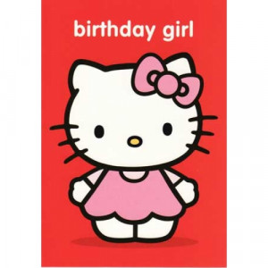 Hello Kitty, birthday girl