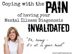 Coping With The Pain of Having Your Mental Illness Diagnosis ...