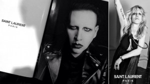 Marilyn Manson & Courtney Love Named The Faces of Saint Lauren
