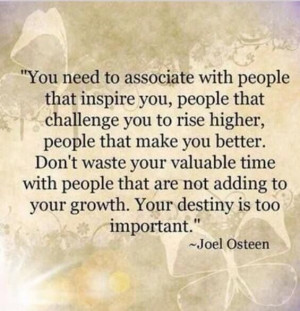 Love this life lesson from Joel Osteen! Repin if you do too!
