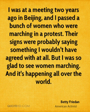 was at a meeting two years ago in Beijing, and I passed a bunch of ...