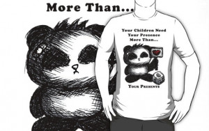 Your Children Need Your Presence! - dark tees