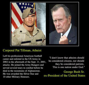 Starts a war, crashes the economy, doesn’t like atheist.