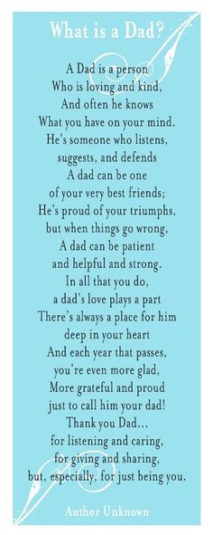 Poems about Fathers Day More