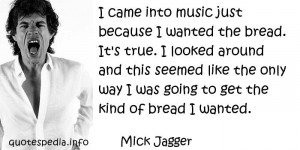 Famous quotes reflections aphorisms - Quotes About Music - I came into ...