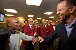 Football Hall of Famers Eric Dickerson and Andre Reed help raise ...