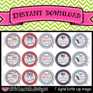 Red, White, & Cute - cute 4th of July sayings - INSTANT DOWNLOAD 1 ...