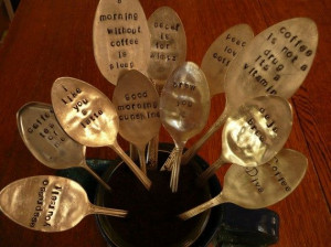 Great ideas for the coffee theme...