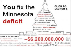 Think you can balance the state budget? Give it a tryTake the deficit ...