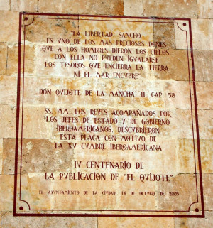 Salamanca Don Quixote Quote
