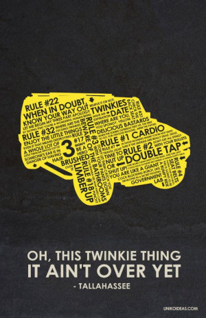ZombieLand Inspired Quote Poster - 11 x 17