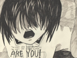 Elfen lied Lucy -quote- by FLCLeureka7