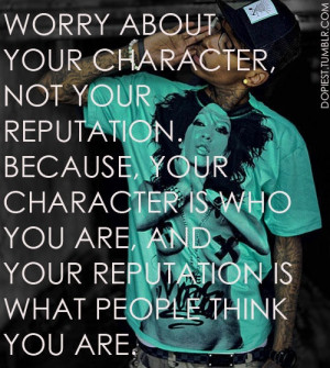 character vs. reputation