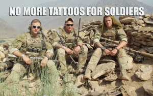 Army Delta Force Tattoo U.s. army banning tattoos on