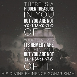 There is a hidden treasure in you but you are not aware of it. Your ...