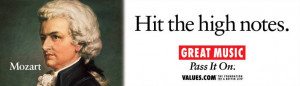 ... or blame. I simply follow my own feelings.” Wolfgang Amadeus Mozart