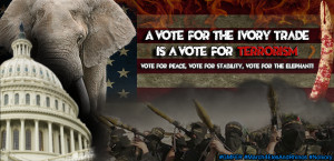 Vote For The Ivory Trade Is A Vote For Terrorism
