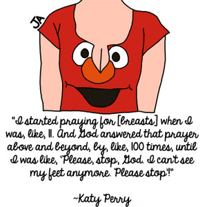 Katy Perry makes headlines every time she talks about her boobs, so ...