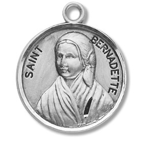 St. Bernadette Medal - Silver