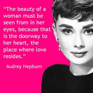 ... Hepburn – Movie Actor Quote – FilmActor Quote #audreyhepburn
