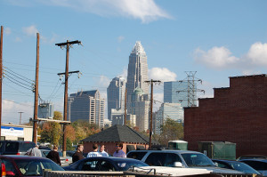 Tailgating before the Carolina Panthers game...