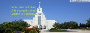 LDS Boston temple Gordon B. Hinckley Quote Volume 2 cover