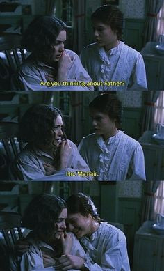 ... Jo March (Winona Ryder): (whimpering) My hair! - Little women directed