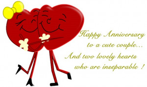 Cute Couple Happy Anniversary Quotes