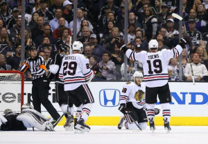 ... Final against the Los Angeles Kings during the 2013 NHL Stanley Cup