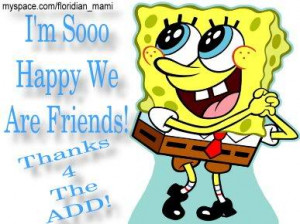 spongebob happy 2 be friends