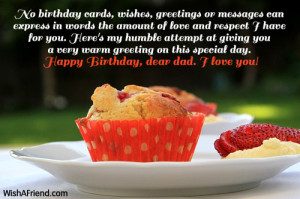 Birthday Quotes For Dad No birthday cards, wishes,