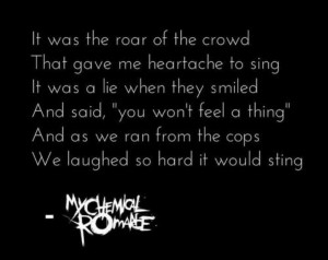 my chemical romance. disenchanted.