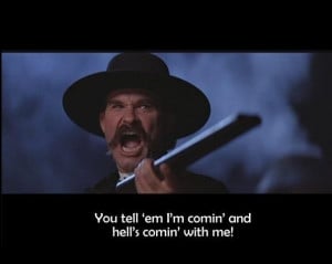 Kurt Russell ~ Wyatt Earp in Tombstone