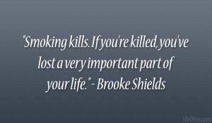 Brooke Shields Quote...