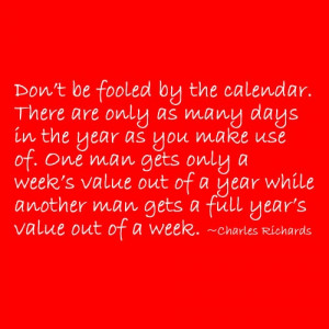 Don’t Be Fooled By The Calendar
