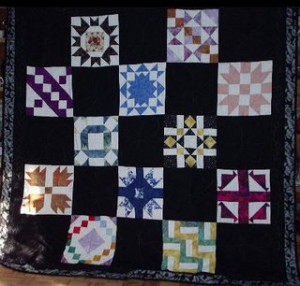This is the Bible Quilt she made for her granddaughter's wedding. The ...