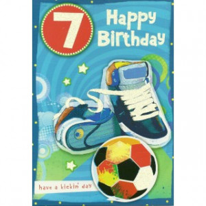 Quotes For 7th Birthday Boy ~ Regent 7 Happy Birthday birthday card ...