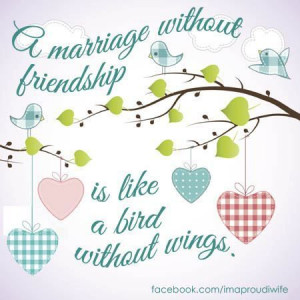 ... without friendship is like a bird without wings