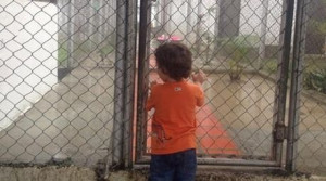 ... El hijo de Leopoldo López a la entrada de Ramo Verde | Foto